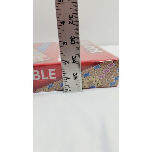 SCRABBLE Tile Lock Crossword Game Family Game Night Kids 8+ & Adults - Picture 10 of 11